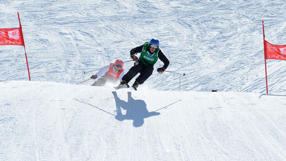 Le border cross de Val-d'Isère par équipe de 4