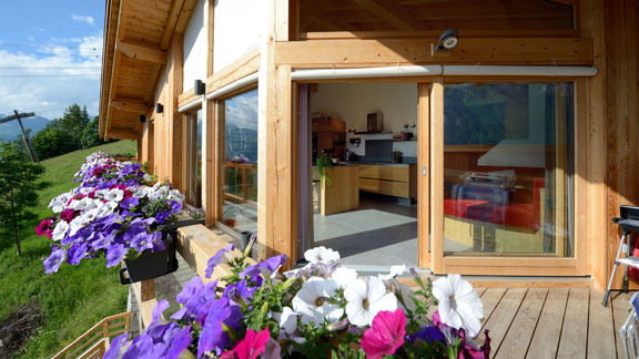 exterieur chalet peisey vallandry
