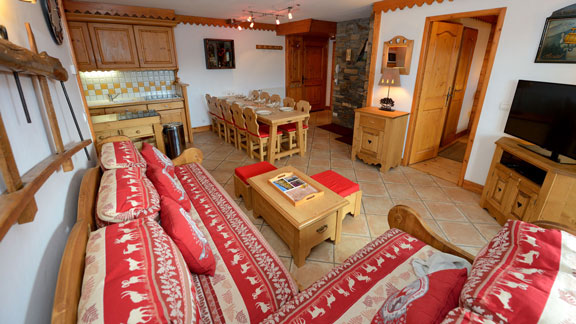 interieur appartement les arcs 1800