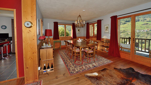 photo salle a manger chalet ste foy