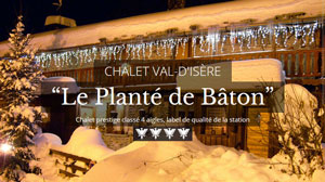 Magnifique chalet de vacances à louer dans le centre de Val-d'Isère pour 6/8 personnes