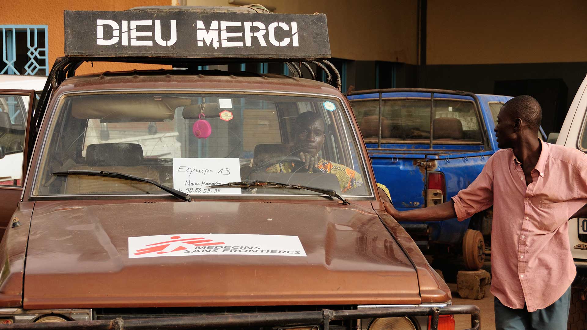 Véhicule de MSF au Niger