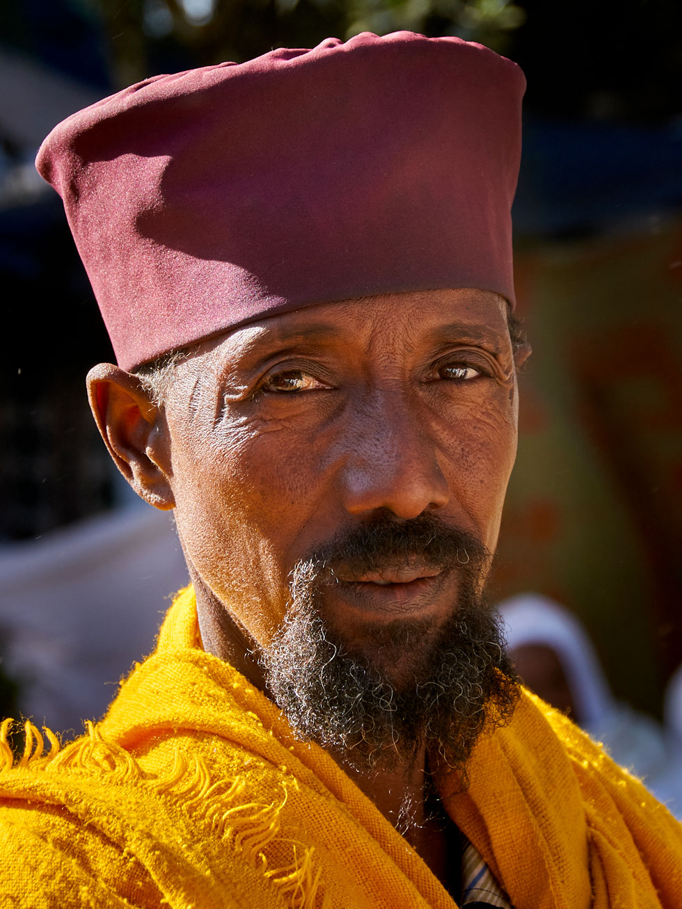 Portrait d'un homme en gros plan