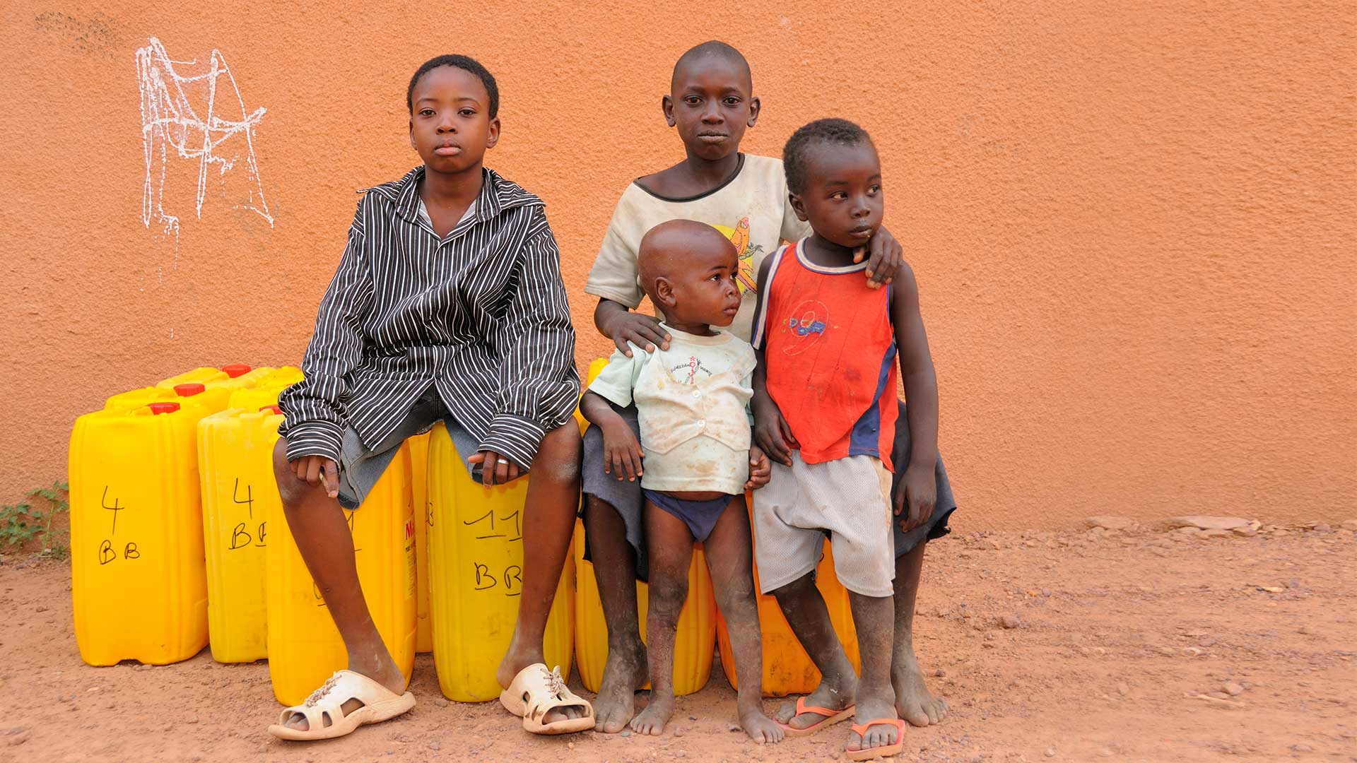 Portrait de 4 enfants